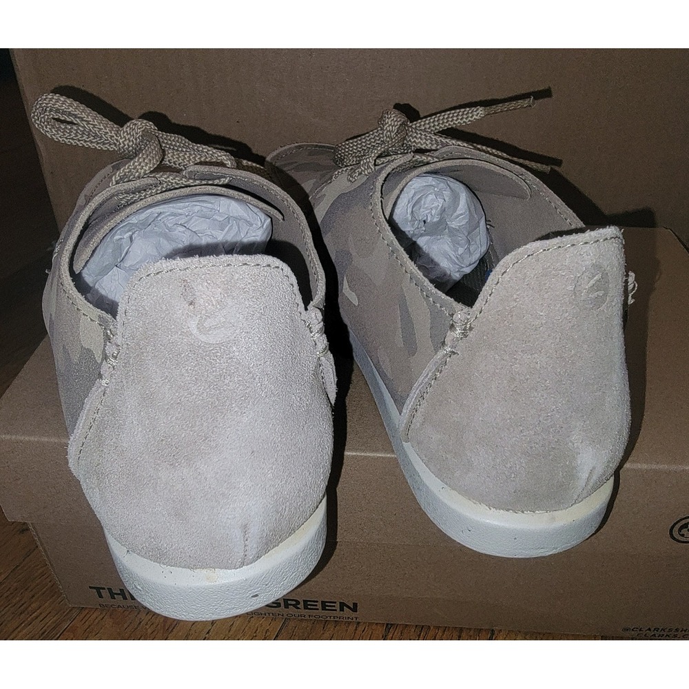 Clarks Shacrelite Low Mens Sand Camouflage Suede Loafers Shoes 26164715 Size‎ 9 - Picture 4 of 4
